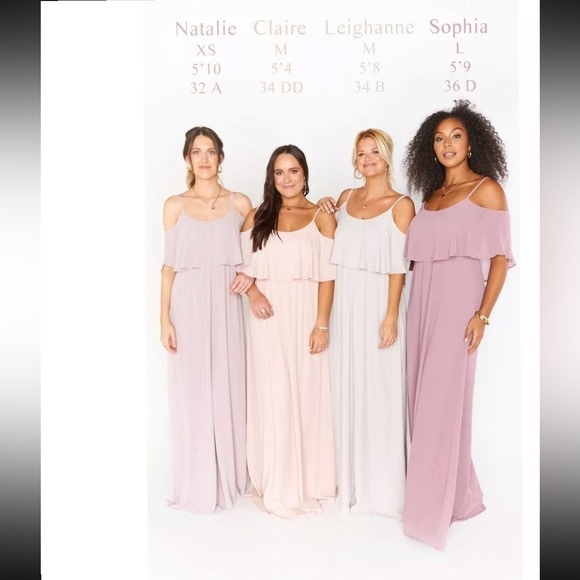 Show Me Your MuMu Caitlin Ruffle Maxi Dress - Blush Shade - Picture 2 of 2